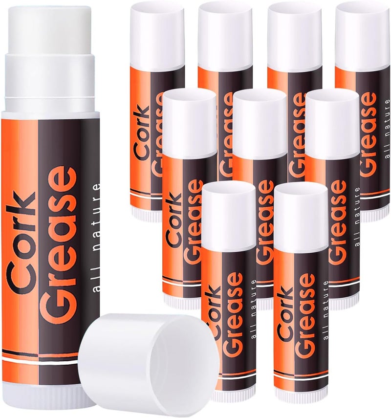 Niantime 10pcs All-Natural Cork Grease for Saxophone Clarinet Flute Oboes, Lubricating Tube Cleaning Care Product, Woodwind Instruments Accessory - Image 1
